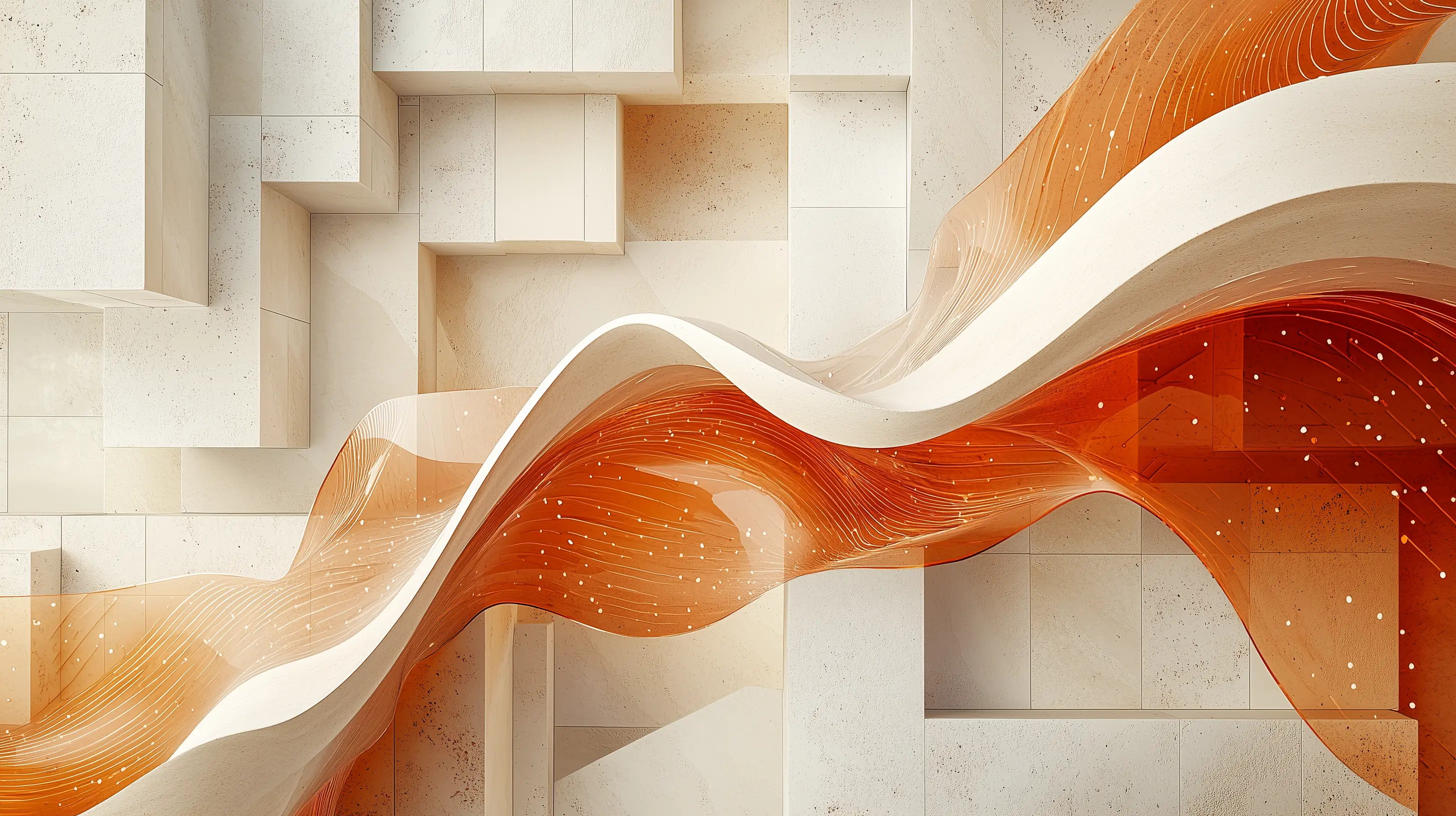 Abstract geometric illustration representing digital banking transformation